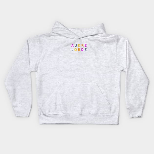 Audre Lorde Kids Hoodie by Jojo and Juniper